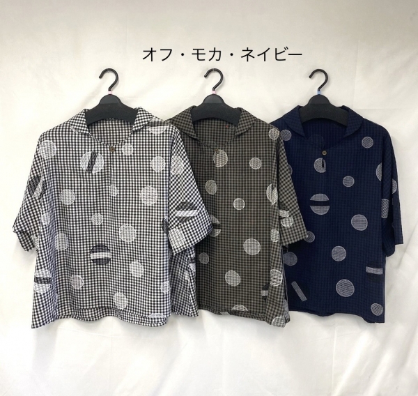 チェックチュニック